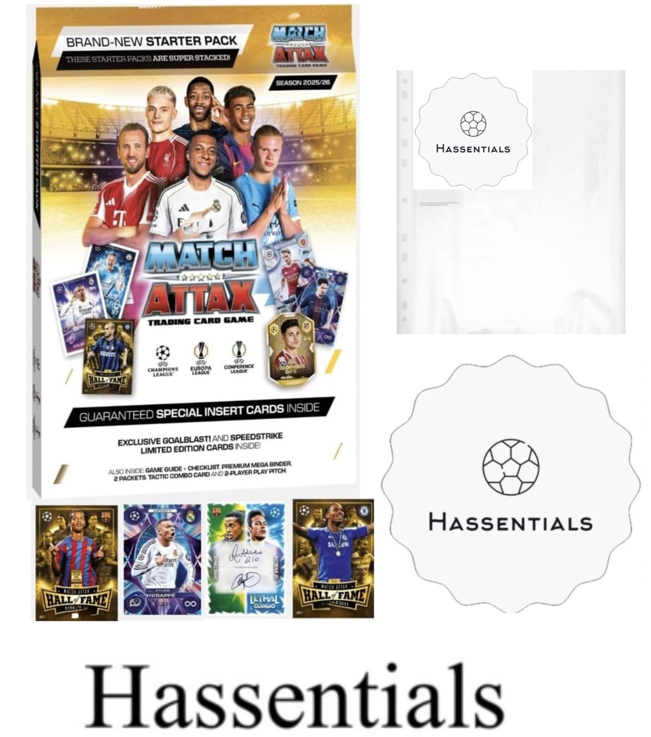 Amazon.com: Match Attax 25/2026 New UCL Starter Pack + Limited